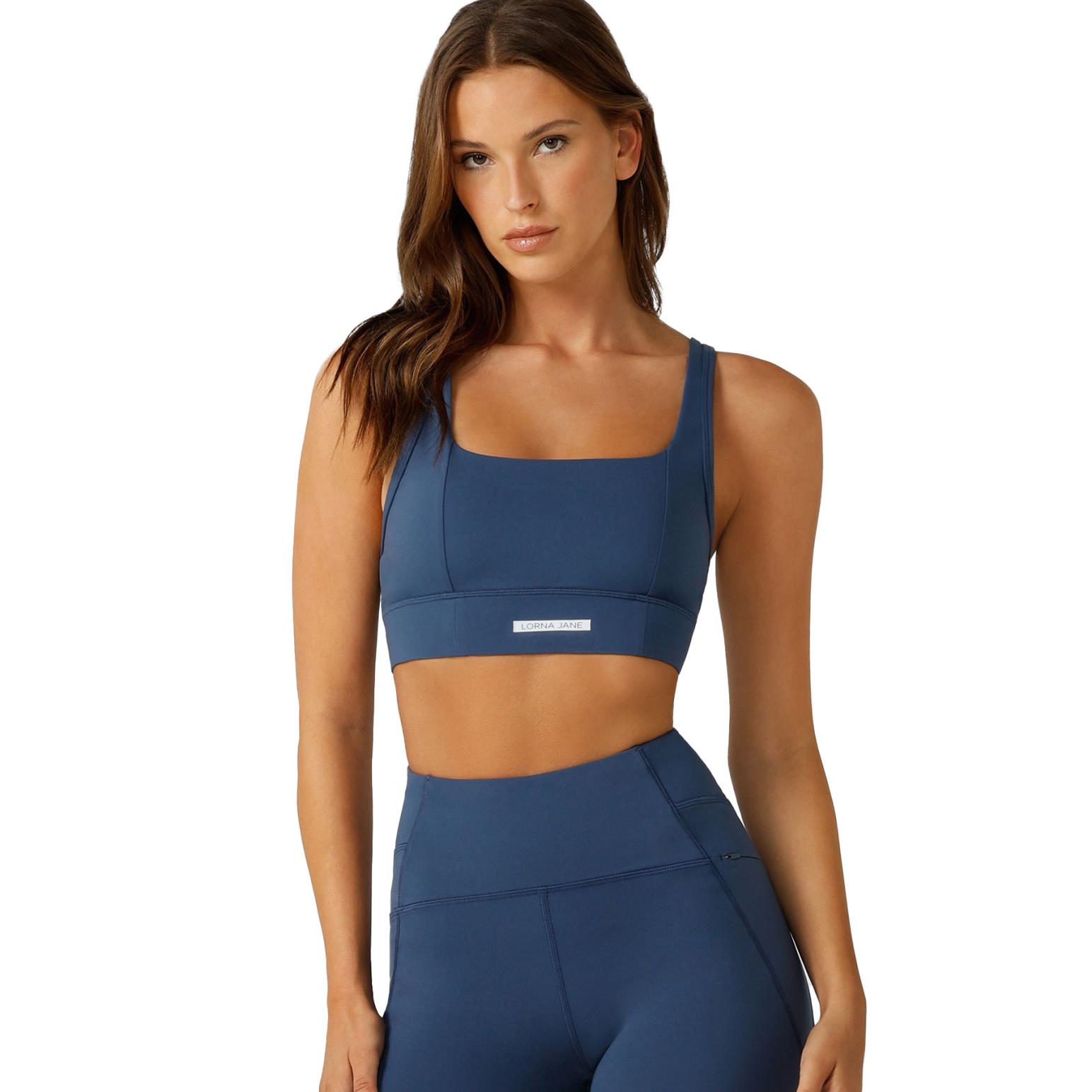 Lorna Jane Speed Circuit Sports Bra Academy Blue